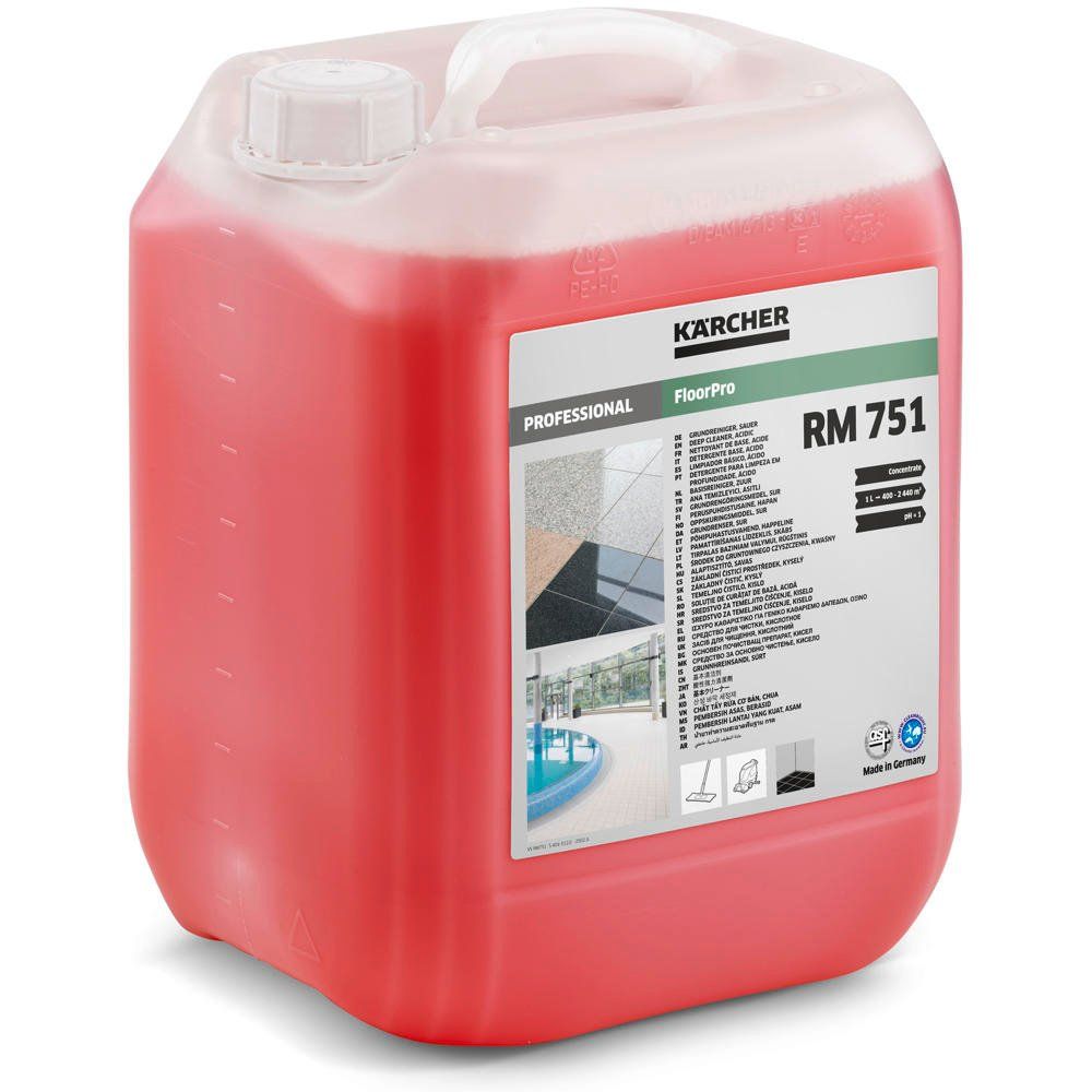Karcher RM 751 FloorPro Acidic Deep Cleaner Solution - Image 1