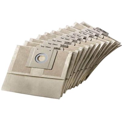 Karcher Class L Paper Filter Dust Bags for BV Vacuum Cleaners Pack of 10