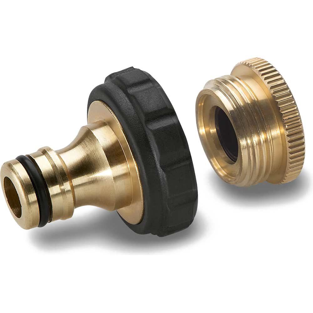 Karcher Brass Garden Tap Connector 3/4" / 19mm - Image 1