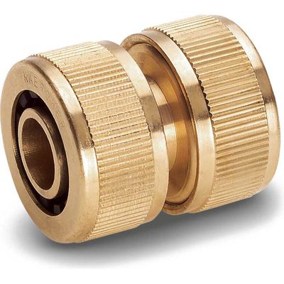 Karcher Brass Garden Hose Repair Connector 3/4" / 19mm Pack of 1