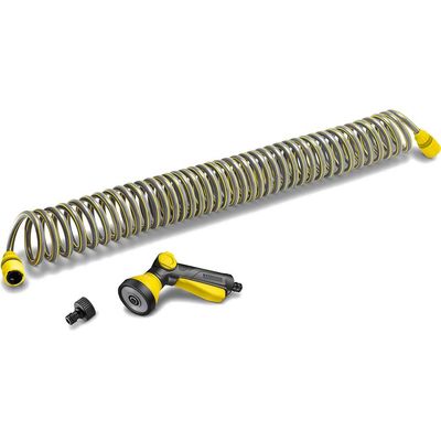 Karcher Spiral Hose Pipe Starter Set 1/2" / 12.5mm 10m Yellow