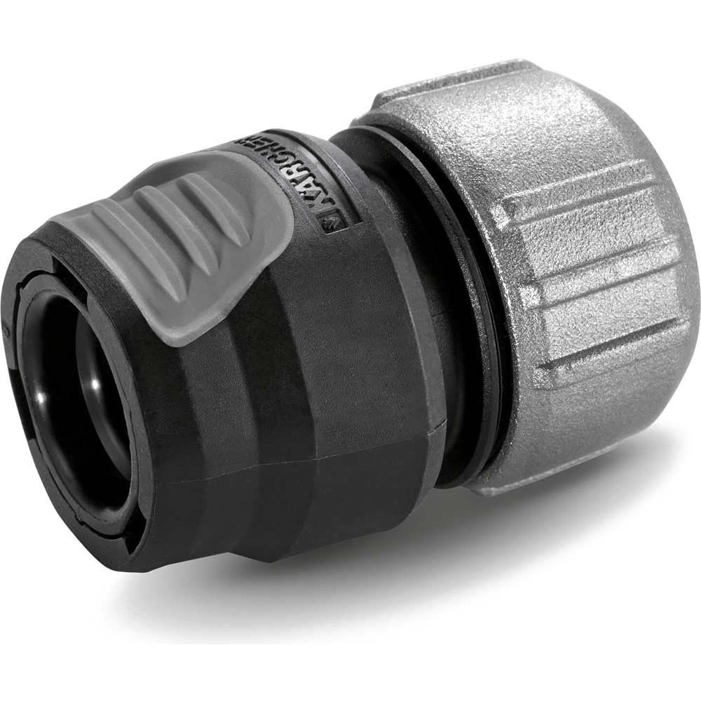 Karcher Premium Universal Aqua Stop Garden Hose Connector 1/2" / 12.5mm Pack of 1 - Image 1