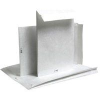 Tyvek Pocket Gusset Envelope C4 Peel and Seal Plain 38mm Gusset 55gsm White (Pack 100) - 11841