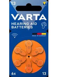 Varta Hearing Aid Batteries 13 (Pack of 6) 24606101416 - Image 1