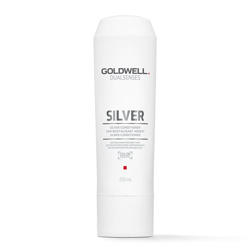 Goldwell Dualsenses Silver Conditioner 200ml in Clear - Image 1