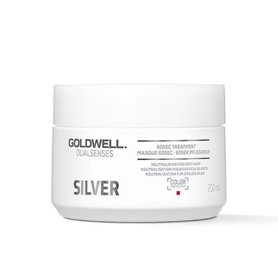 Goldwell Dualsenses Silver 60 Sec. Treatment 200ml in Clear