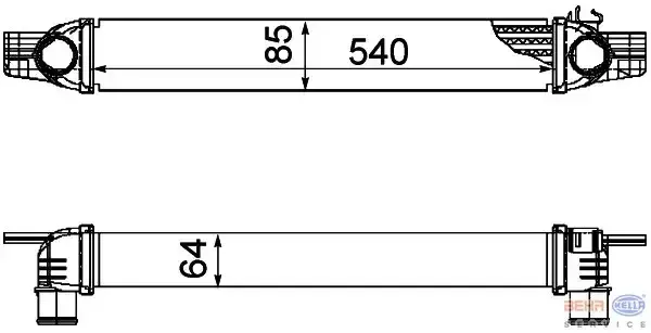 AVA FTA4388 Cooling Intercooler - Thumbnail 2