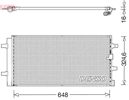 Denso Condenser Audi A4 2007- | Dcn02044 | Euro Car Parts