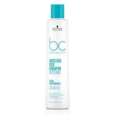 Schwarzkopf BC Clean Moisture Kick Shampoo 250ml in Clear