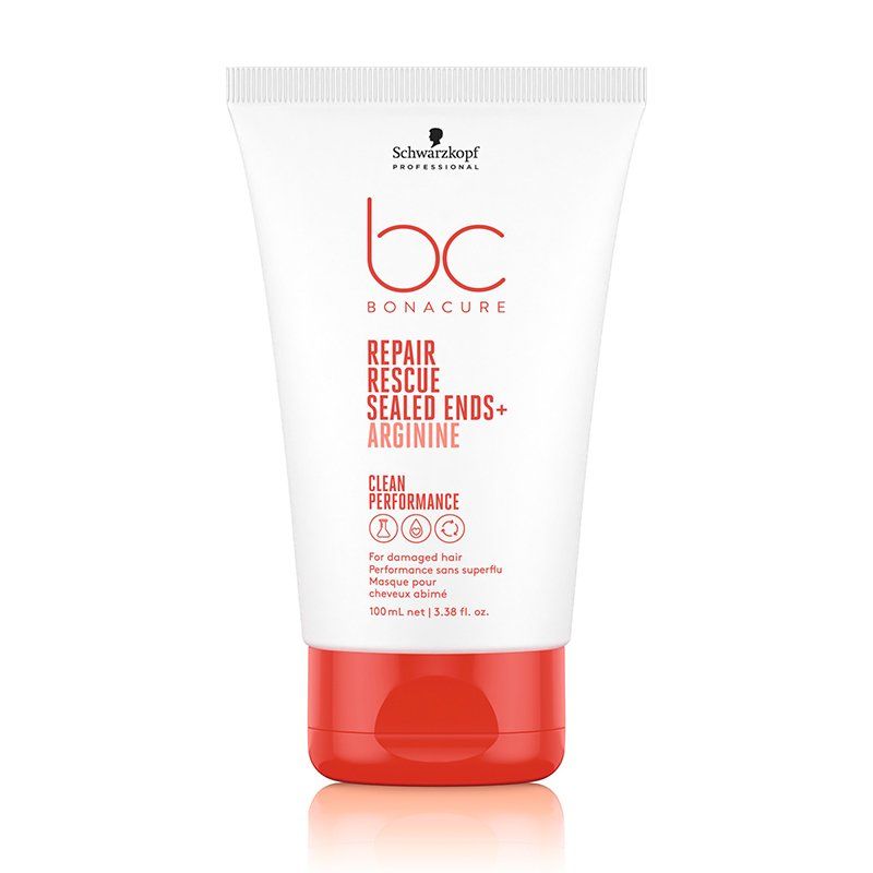 Schwarzkopf BC Clean Repair Rescue Sealed Ends+ 100ml in Clear - Image 1