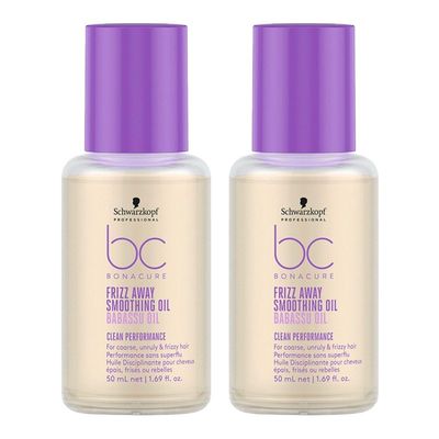 Schwarzkopf BC Clean Frizz Away Smoothing Oil 50ml in Clear