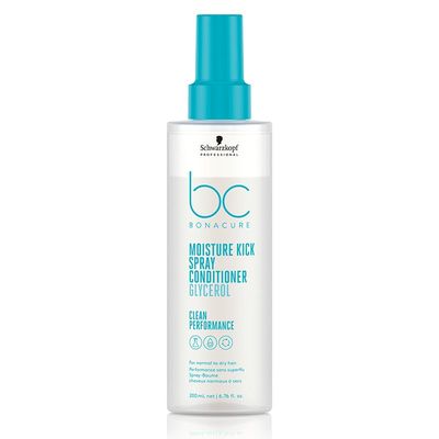 Schwarzkopf BC Clean Moisture Kick Spray Conditioner 200ml in Clear