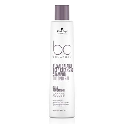 Schwarzkopf BC Clean Balance Deep Cleansing Shampoo 250ml Double
