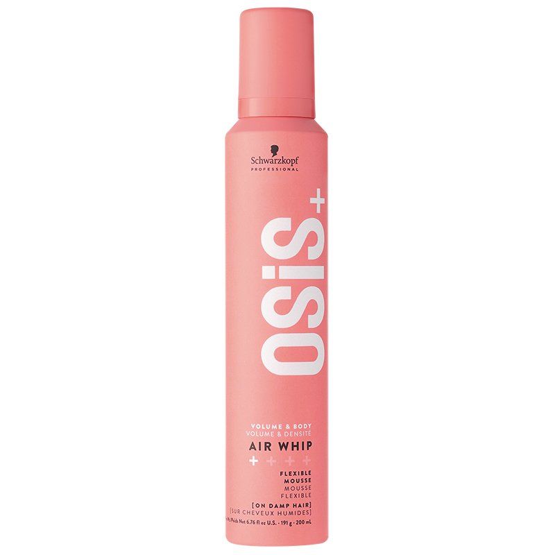 Schwarzkopf OSiS+ Air Whip Flexible Mousse 200ml in Clear - Image 1