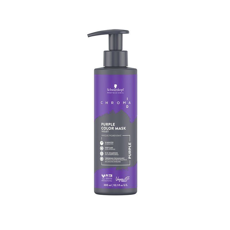 Schwarzkopf Chroma ID Colour Mask 300ml-Purple - Image 1