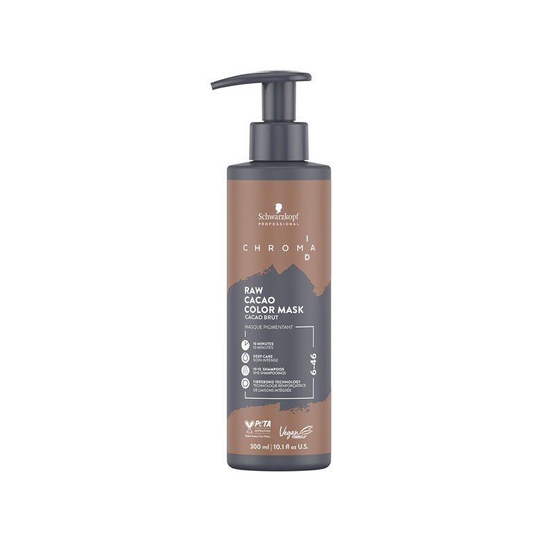 Schwarzkopf Chroma ID Colour Mask 300ml-Raw Cacao - Image 1