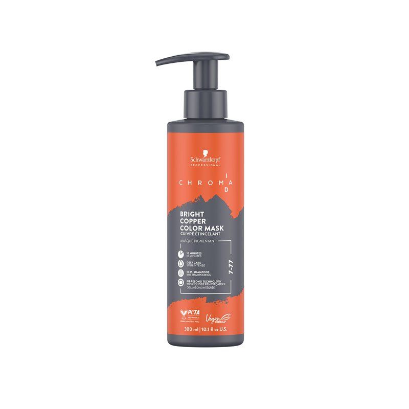 Schwarzkopf Chroma ID Colour Mask 300ml-Bright Copper - Image 1