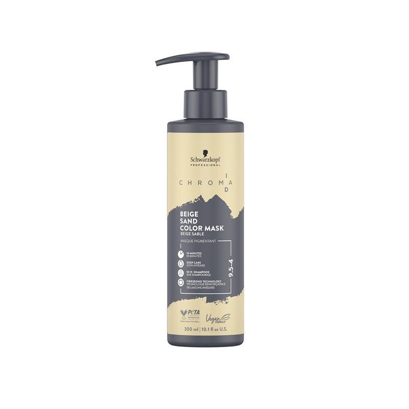 Schwarzkopf Chroma ID Colour Mask 300ml-Beige Sand - Image 1