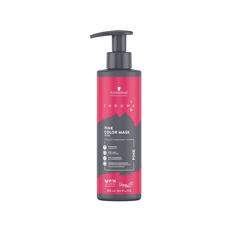 Schwarzkopf Chroma ID Colour Mask 300ml- Pink - Image 1