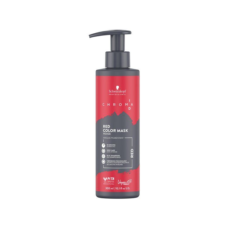 Schwarzkopf Chroma ID Colour Mask 300ml-Red - Image 1