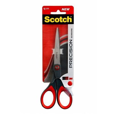 Scotch SCPR18 stationery/craft scissors Office scissors Straight cut Grey Red