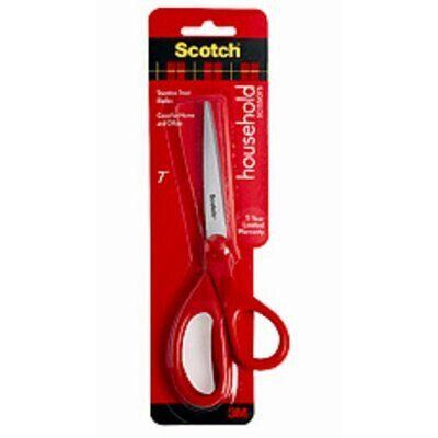 Scotch 1407 stationery/craft scissors Universal Straight cut Red, Stainless steel