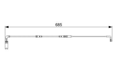 Bosch E60/e61/e63/e64 Sensor | 1987 473 003 | Euro Car Parts - Thumbnail 2