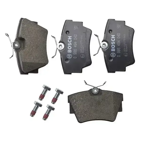 Bosch Rear Brake Pads Vauxhall Vivaro | 0986 494 040 | Euro Car Parts - Image 1
