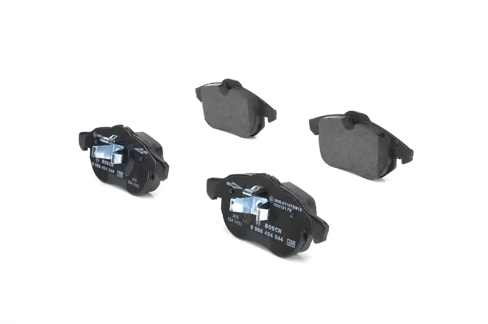 Bosch Front Brake Pads Vectra Signum | 0986 494 044 | Euro Car Parts - Image 1