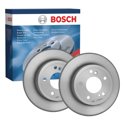 Bosch Rear Brake Disc (Solid) 124 203 21015Mm Stud Holes | 0986 478 325 | Euro Car Parts - Thumbnail 2