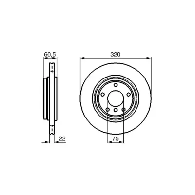 Bosch E46 Rear Brake Disc (330 | 0986 478 975 | Euro Car Parts