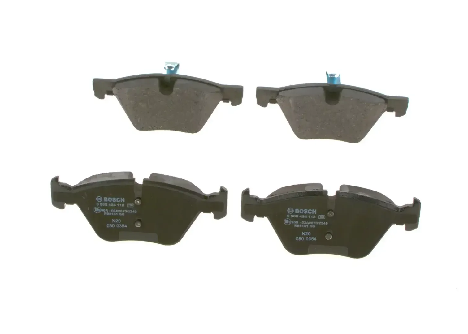 Bosch Front Brake Pads Bmw 3 Series | 0986 494 118 | Euro Car Parts - Image 1