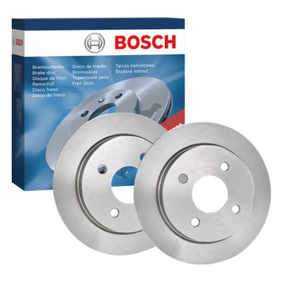 Bosch Rear Brake Disc Ford Fiesta/focus/sierra (90-) | 0986 478 344 | Euro Car Parts - Thumbnail 2