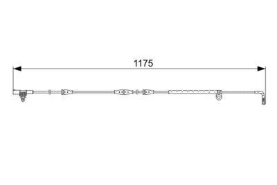 Bosch Front Brake Pad Sensor Discovery | 1987 473 032 | Euro Car Parts - Thumbnail 2