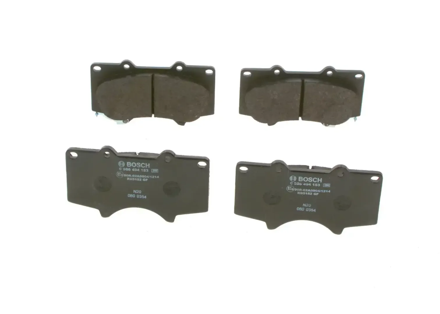 Bosch Front Brake Pads Toyota | 0986 494 153 | Euro Car Parts - Image 1