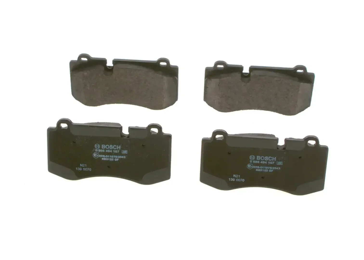 Bosch Front Brake Pads S-Class 221 | 0986 494 167 | Euro Car Parts - Image 1