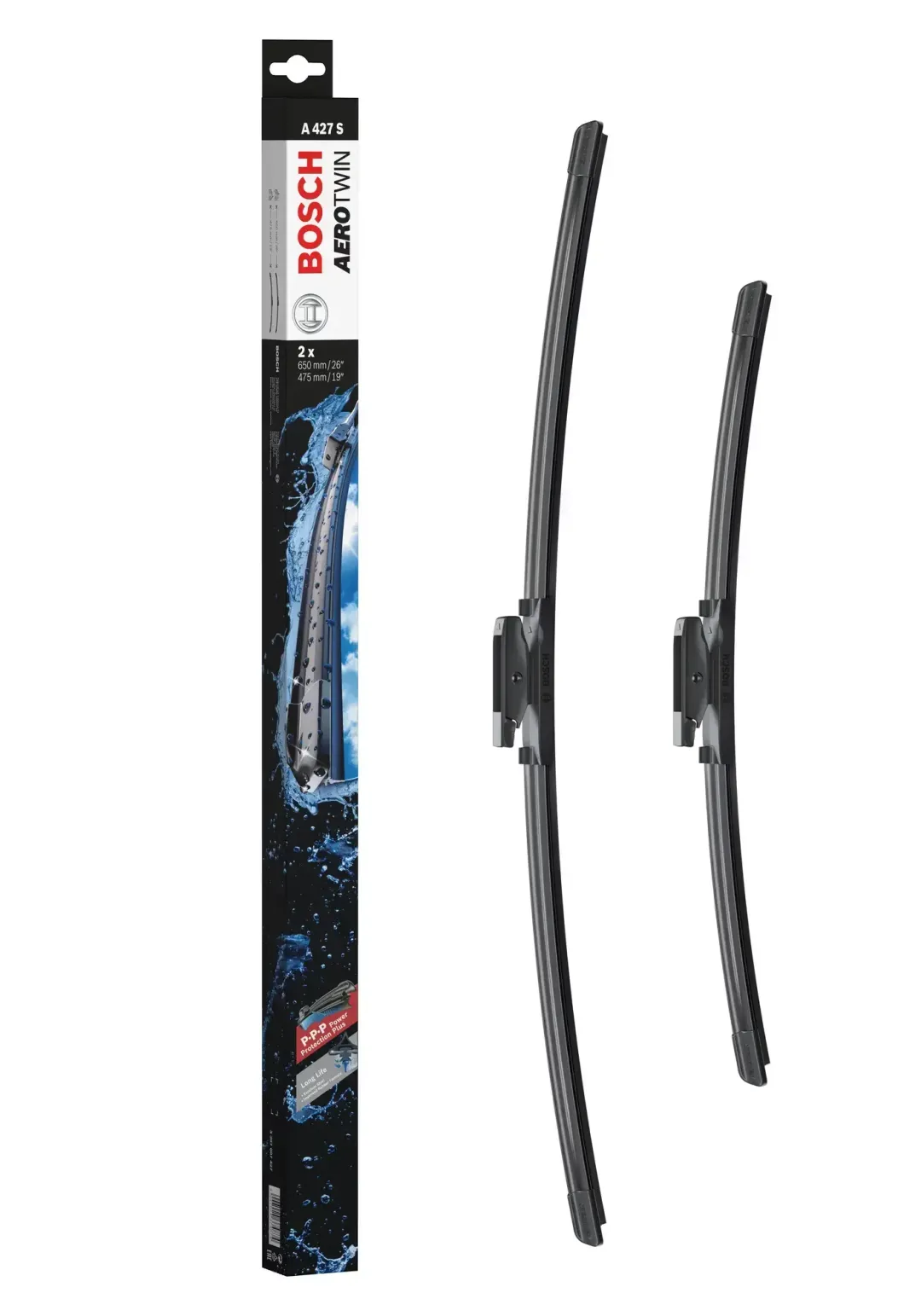 A427S (Bosch) Flat Blade Set > 475/650Mm | 3397 007 427 | Euro Car Parts - Image 1