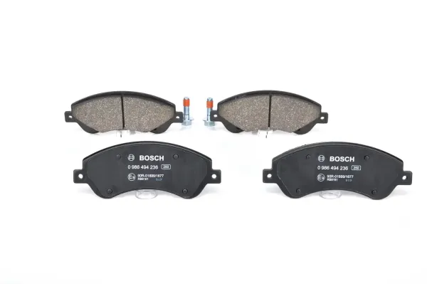 Bosch Front Brake Pads Ford Transit Fwd (06-) *260 > 300* | 0986 494 236 | Euro Car Parts