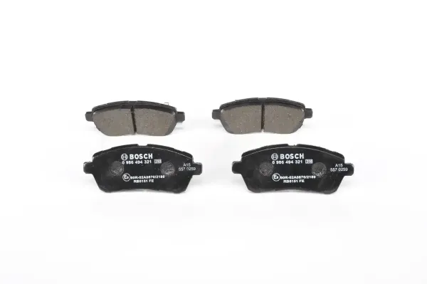 Bosch Front Brake Pads Mazda 2 (10/07 -) | 0986 494 321 | Euro Car Parts