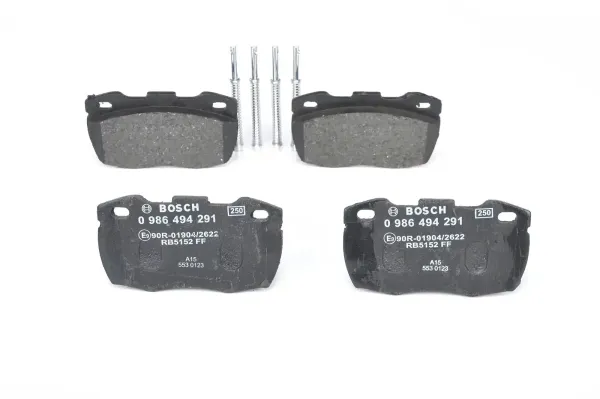 Bosch Front Brake Pads Land Rover Defender | 0986 494 291 | Euro Car Parts