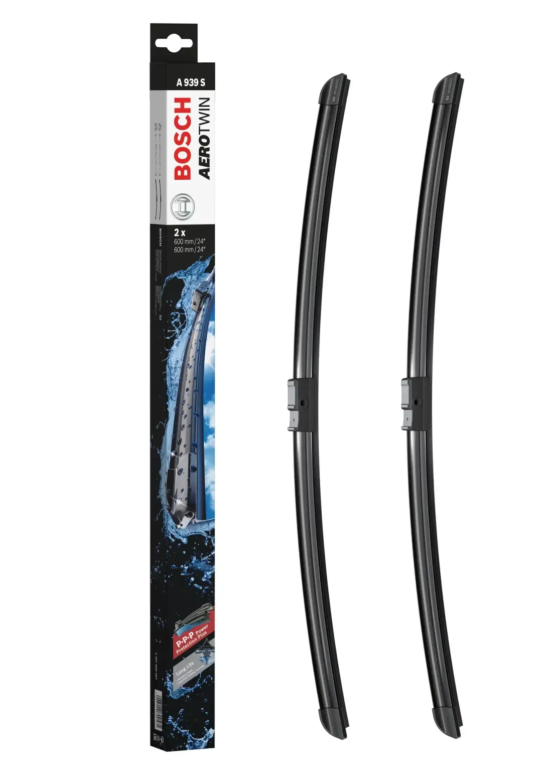 A939S (Bosch) Flat Blade Set > 600/600Mm | 3397 009 087 | Euro Car Parts - Image 1