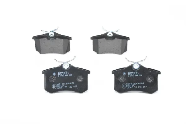 Bosch Rear Break Pads Reno Clio Mk Iii (05-) Megane (02-) *w/o Epb* | 0986 494 387 | Euro Car Parts