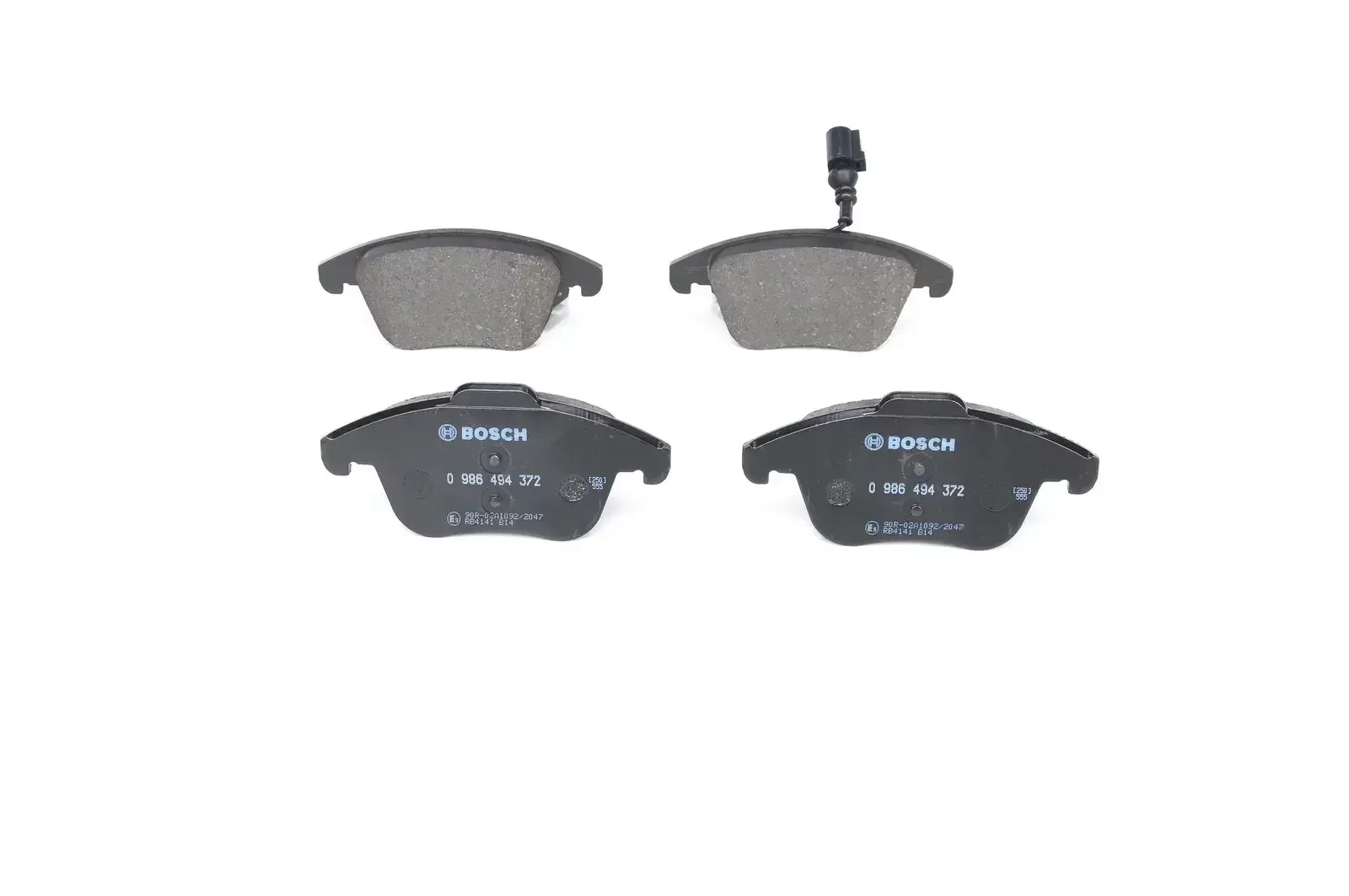 Bosch Front Brake Pads Volkswagen Tiguan (09/07 -) | 0986 494 372 | Euro Car Parts - Image 1