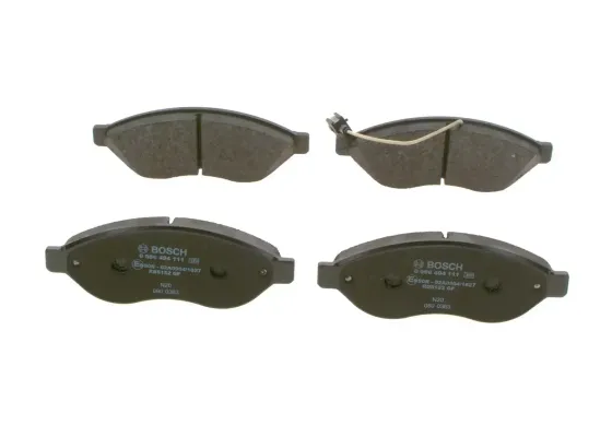 Bosch Front Brake Pads Ducato / Boxer Relay (06-) *2 Wear Sensors* | 0986 494 111 | Euro Car Parts