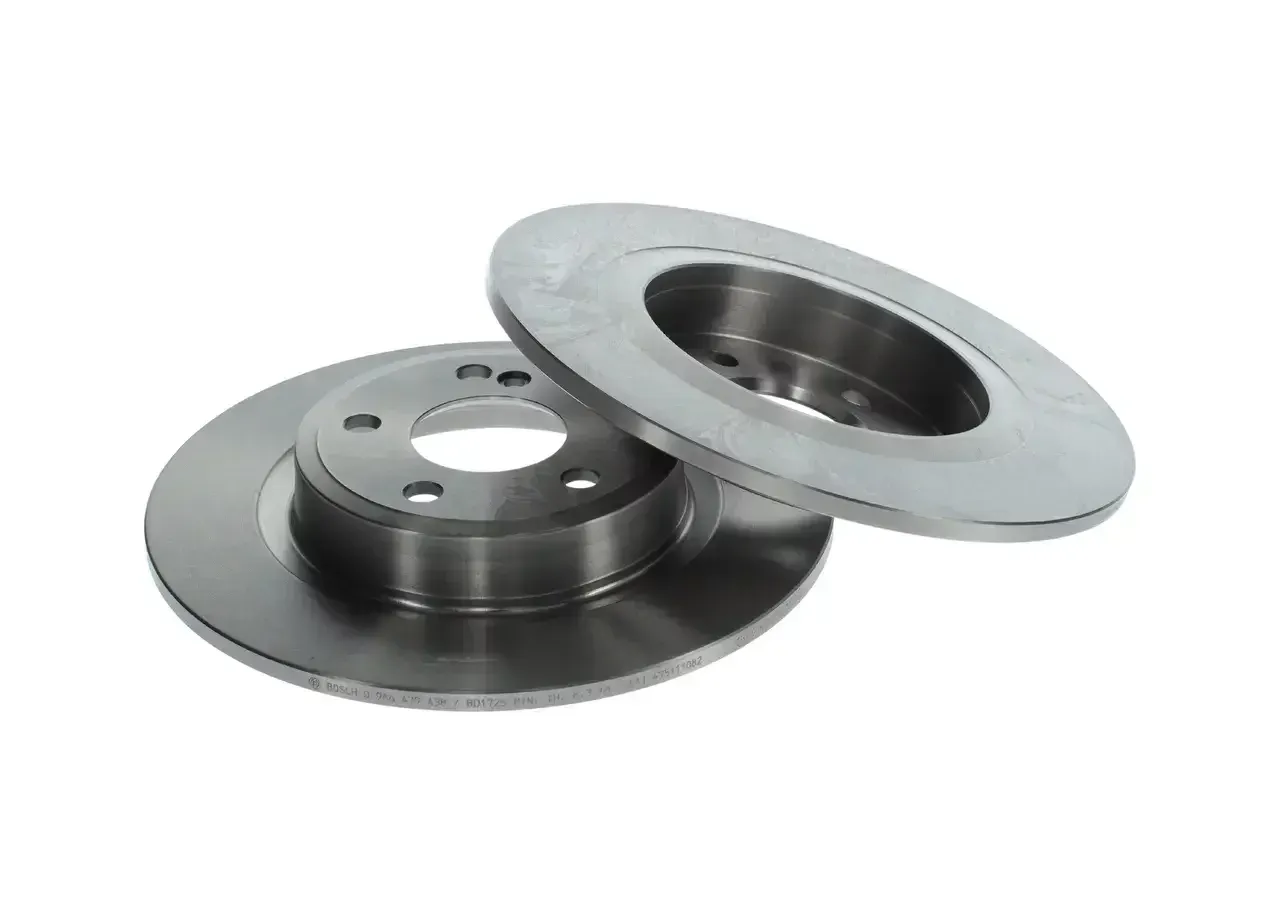 Bosch Rear Hc Brake Disc Mercedes Slk - R172 (11-) 300Mm (S) **pair** | 0986 479 A38 | Euro Car Parts - Image 1