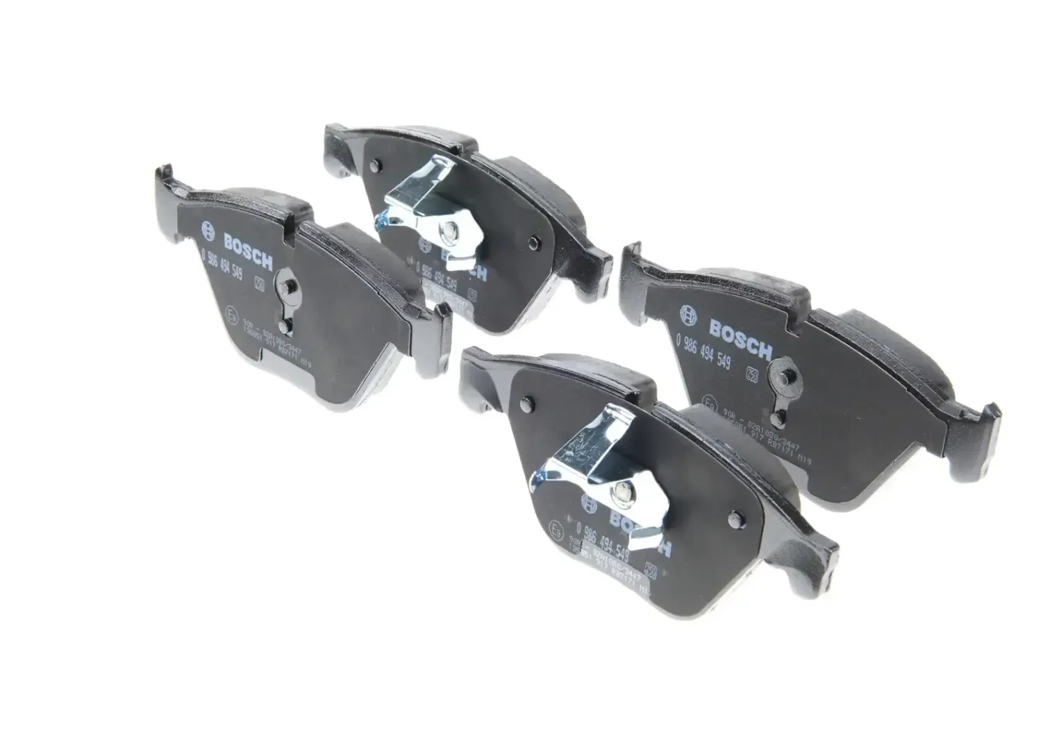 Bosch Front Brake Pads Bmw 5 (F10 F11) 5Gt (F07Gt) 6 (F12) 7 (F01 F02 F03 03/11- | 0986 494 549 | Euro Car Parts - Image 1