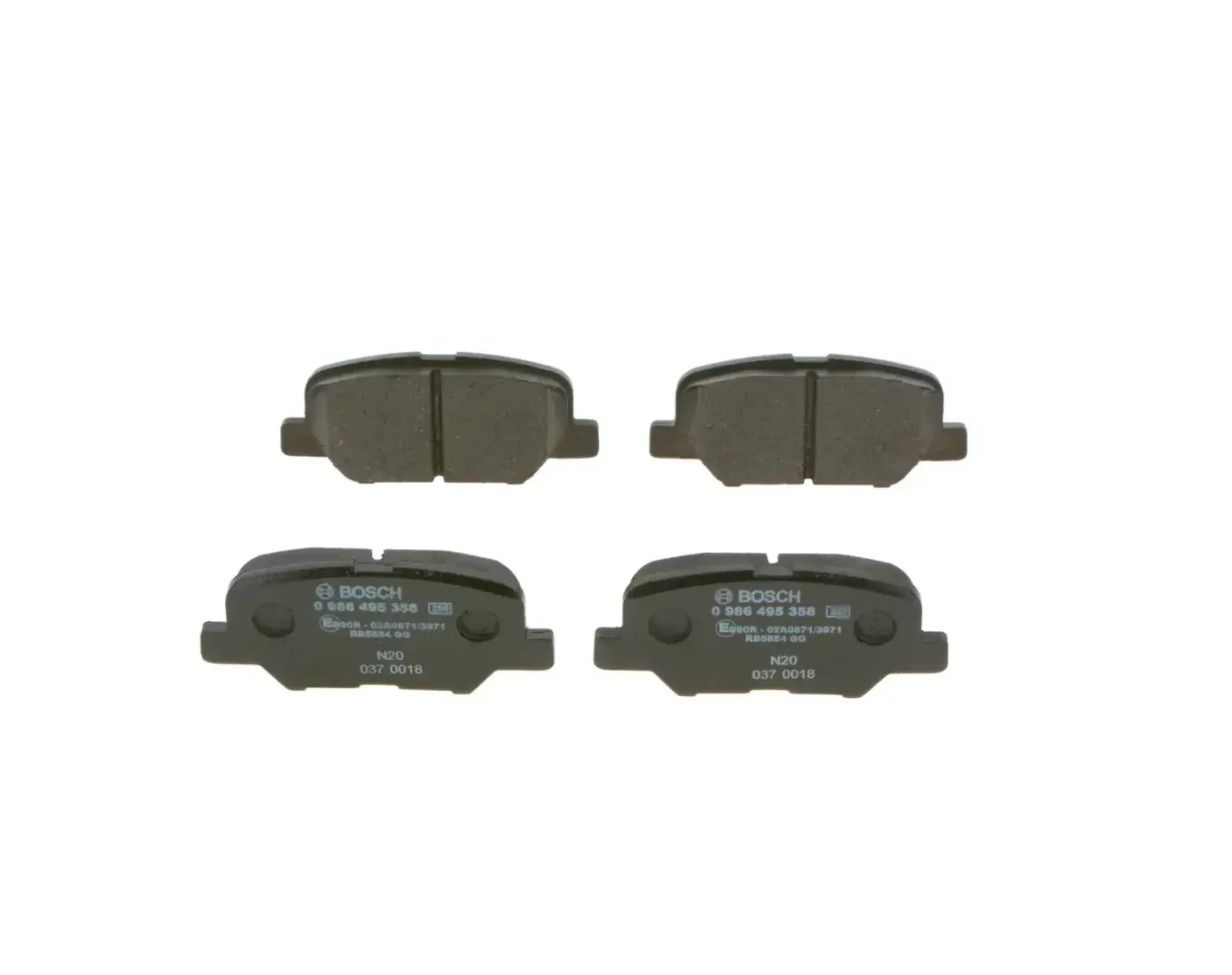 Bosch Rear Brake Pads Citroen C4 Aircross (05/12 >) | 0986 495 358 | Euro Car Parts - Image 1