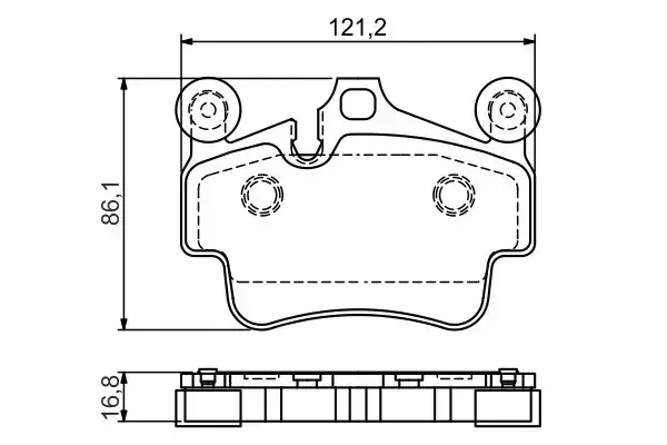 Bosch Brake Pad Set - Pagid | 0986 494 567 | Euro Car Parts