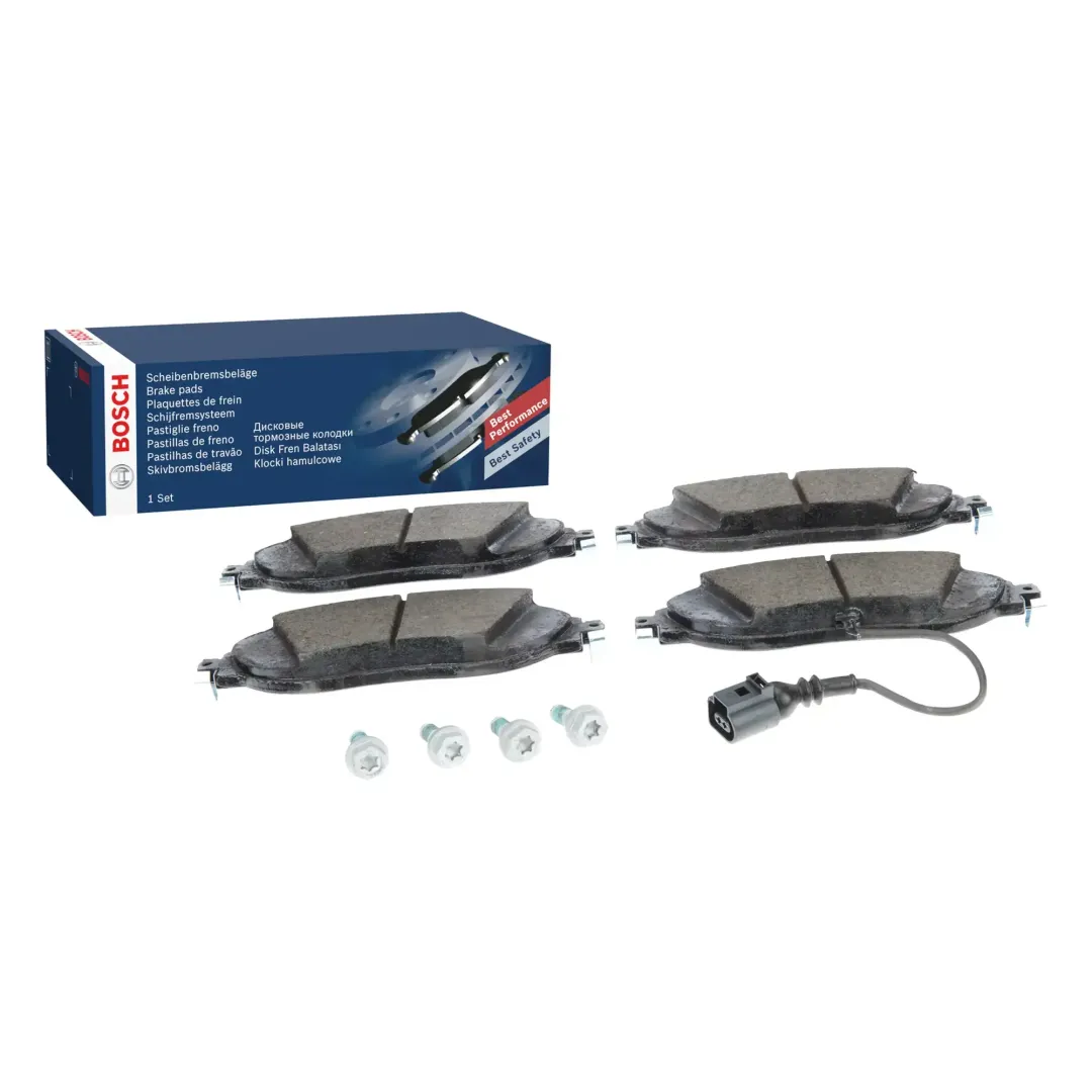 Bosch Front Brake Pads A3 / Passat Sharan (10-) 314Mm Disc *inc Sens* | 0986 494 704 | Euro Car Parts - Image 1