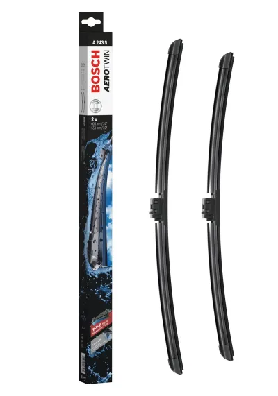 A243S (Bosch) Flat Blade Set > 550/600Mm | 3397 014 243 | Euro Car Parts